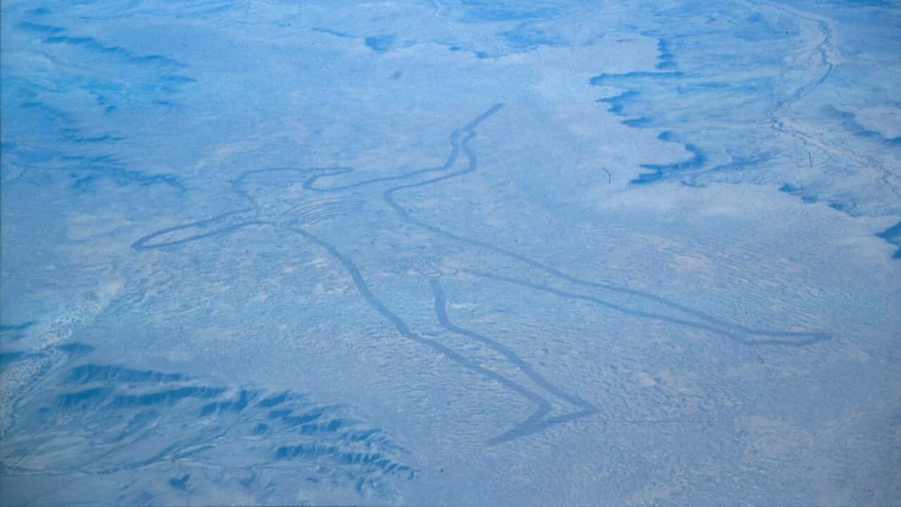 Maree Man geoglyph at Finnis Springs near Maree