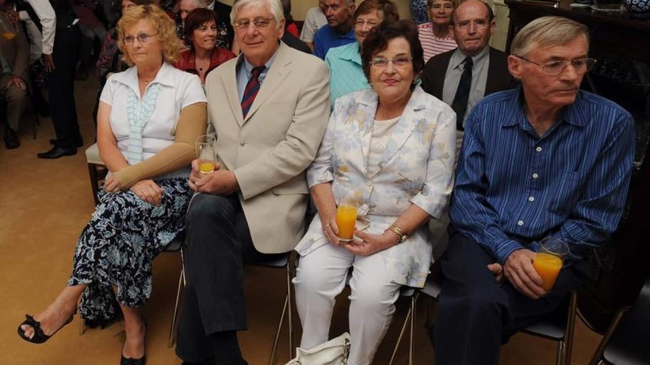 Former child migrants from Britain.