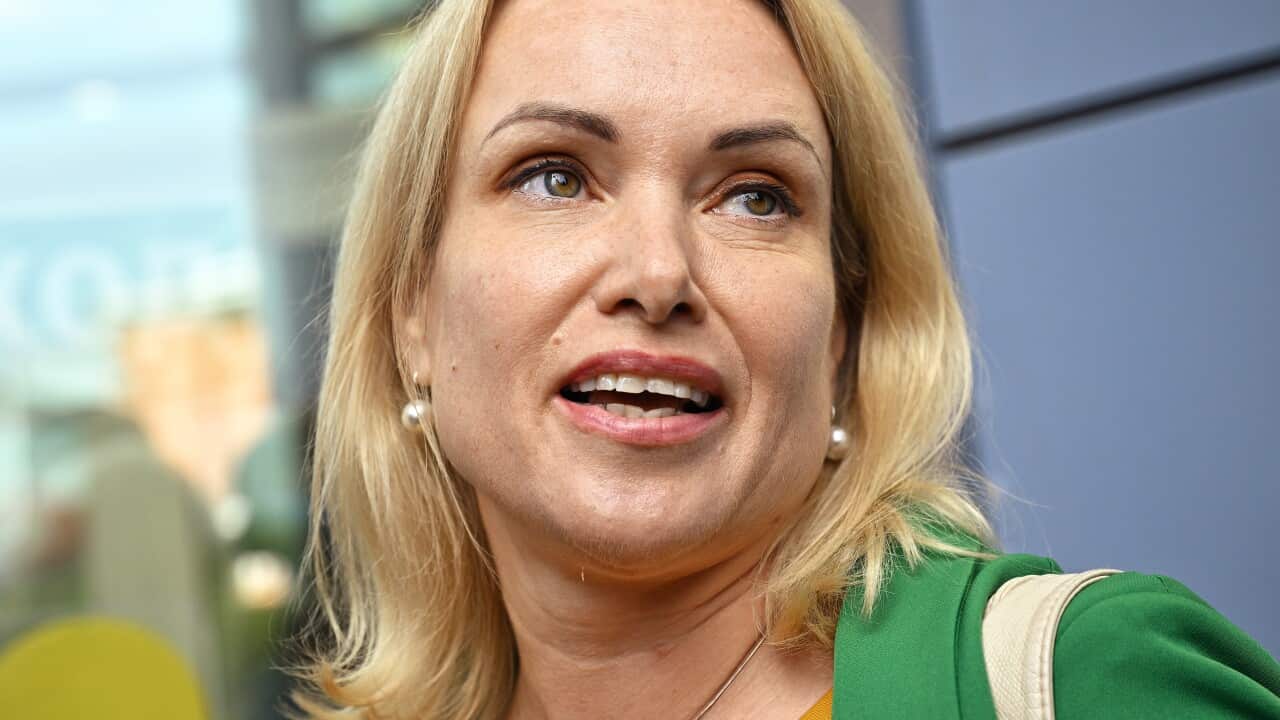 The meeting on the case of the former editor of Channel One, Marina Ovsyannikova, accused of discrediting the Russian army, in the Meshchansky District Court.