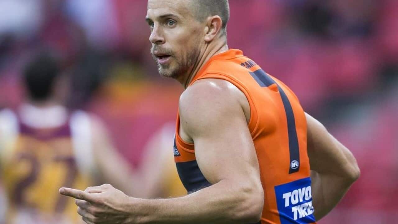 GWS player Brett Deledio