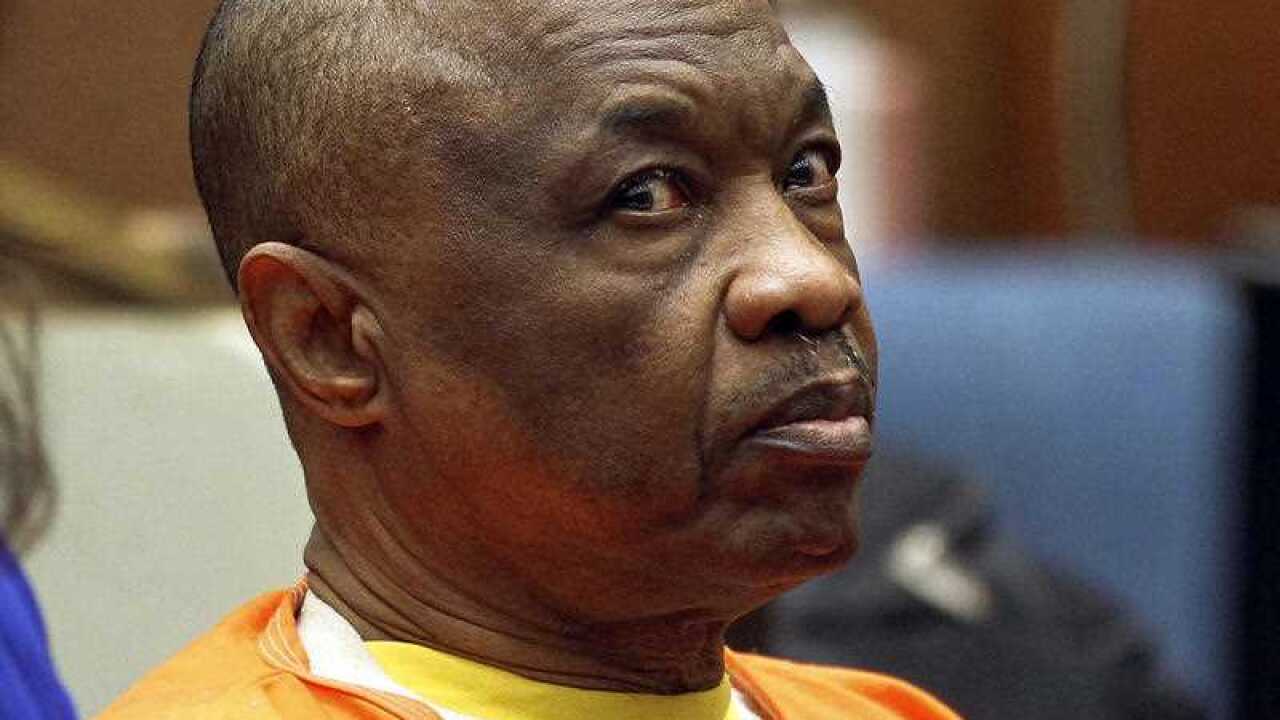 Lonnie Franklin Jr., who has been dubbed the "Grim Sleeper" serial killer, sits during a court hearing in Los Angeles.