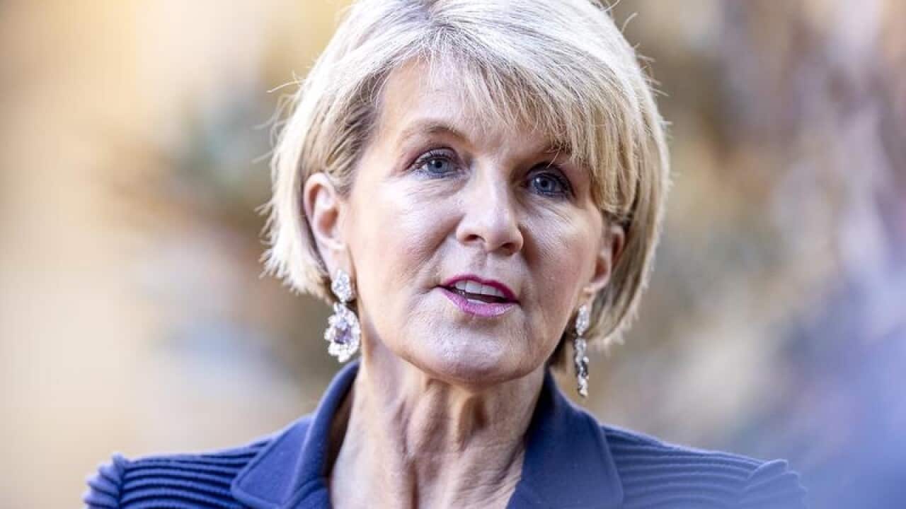 Minister for Foreign Affairs Julie Bishop