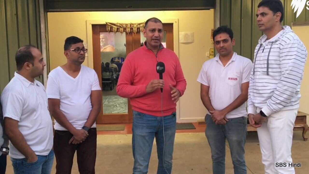 Vandal attack on SMVS Swaminarayan Cultural Centre