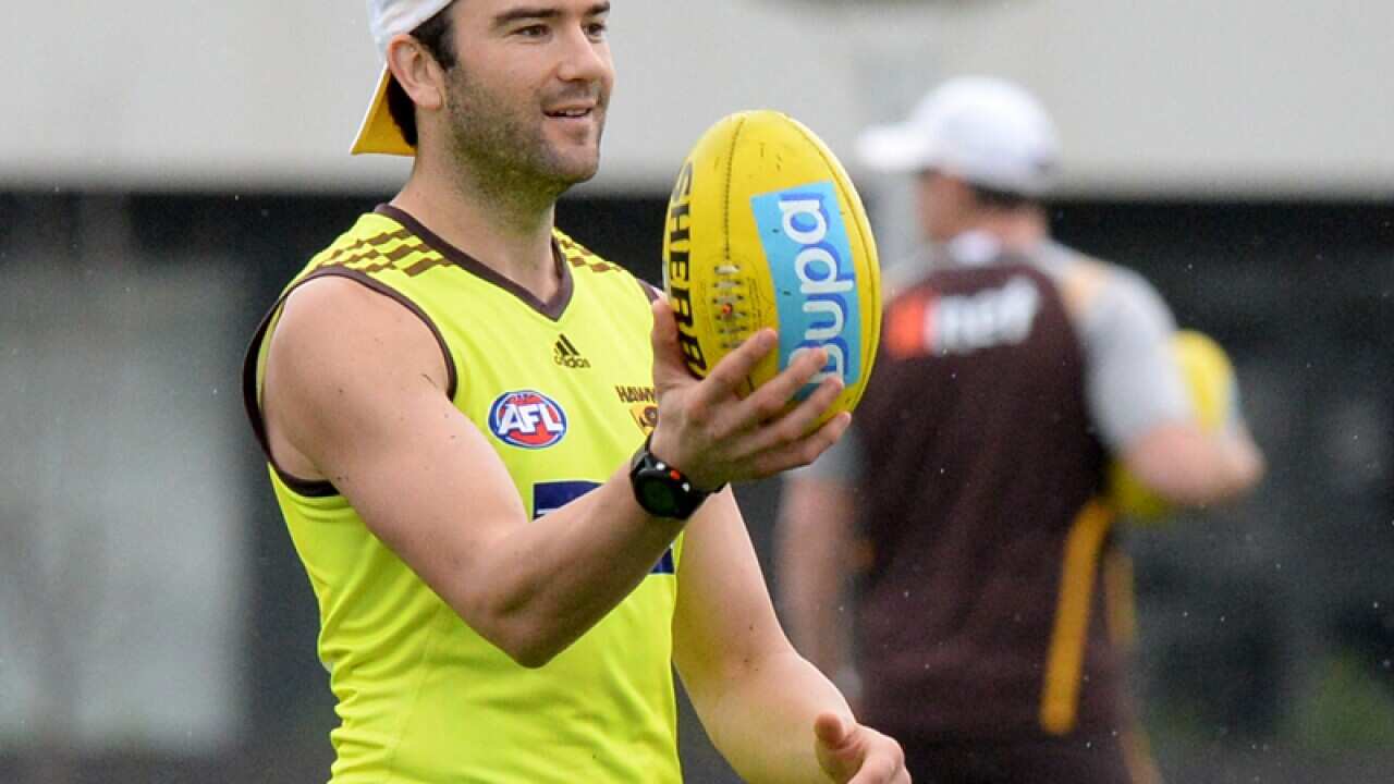 Hawthorn AFL player Jordan Lewis