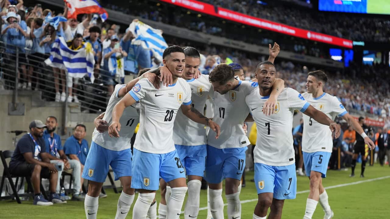 Copa America Soccer Uruguay Bolivia