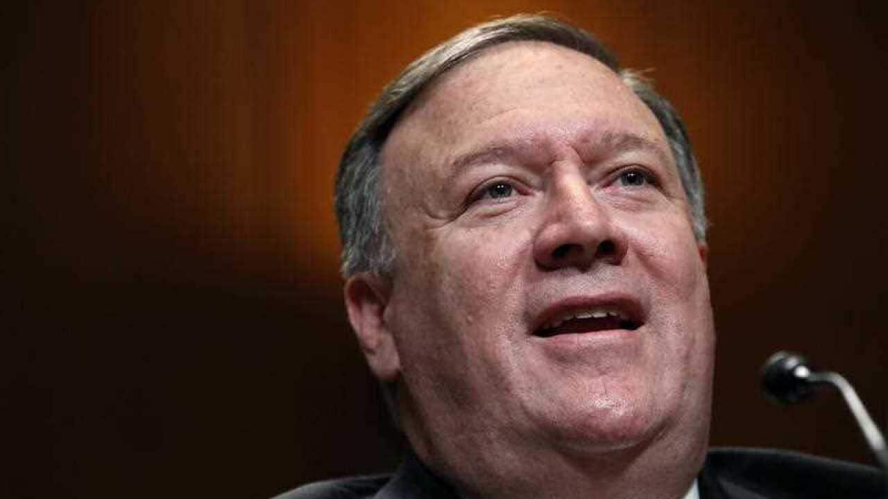 Secretary of State Mike Pompeo testifies before a Senate Appropriations subcommittee