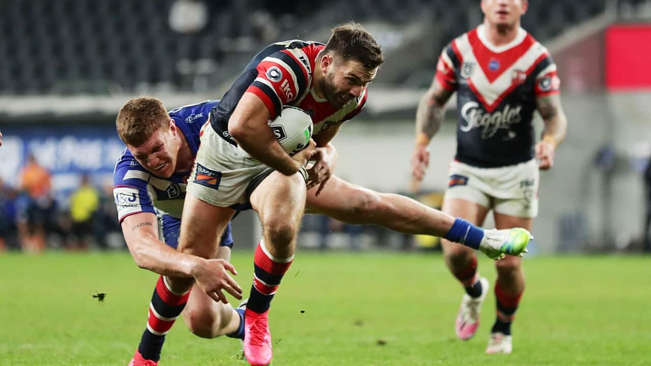 NRL Rd 5 - Bulldogs v Roosters