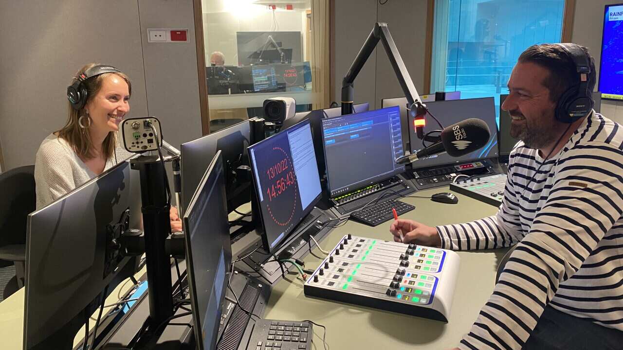 Happy Endo Marianne Murat et Christophe Mallet en studio pour SBS French endometriose