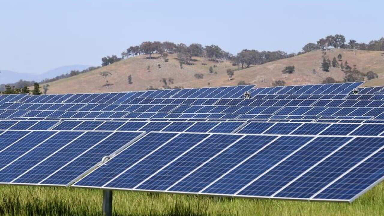 A Solar farm