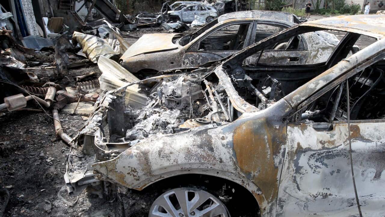 Aftermath of Russian drone attack on Dnipro on August 7, 2025