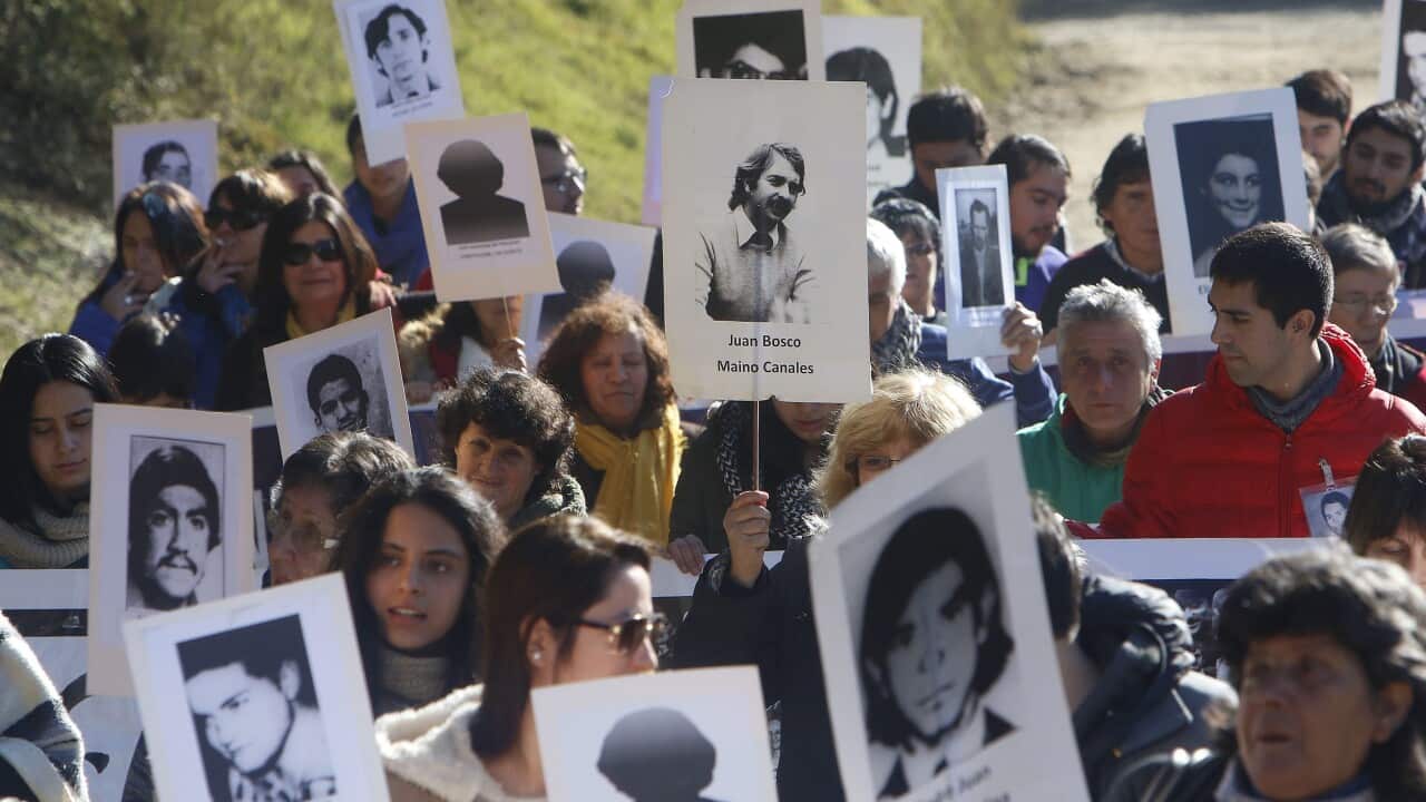 Colonia Dignidad protest
