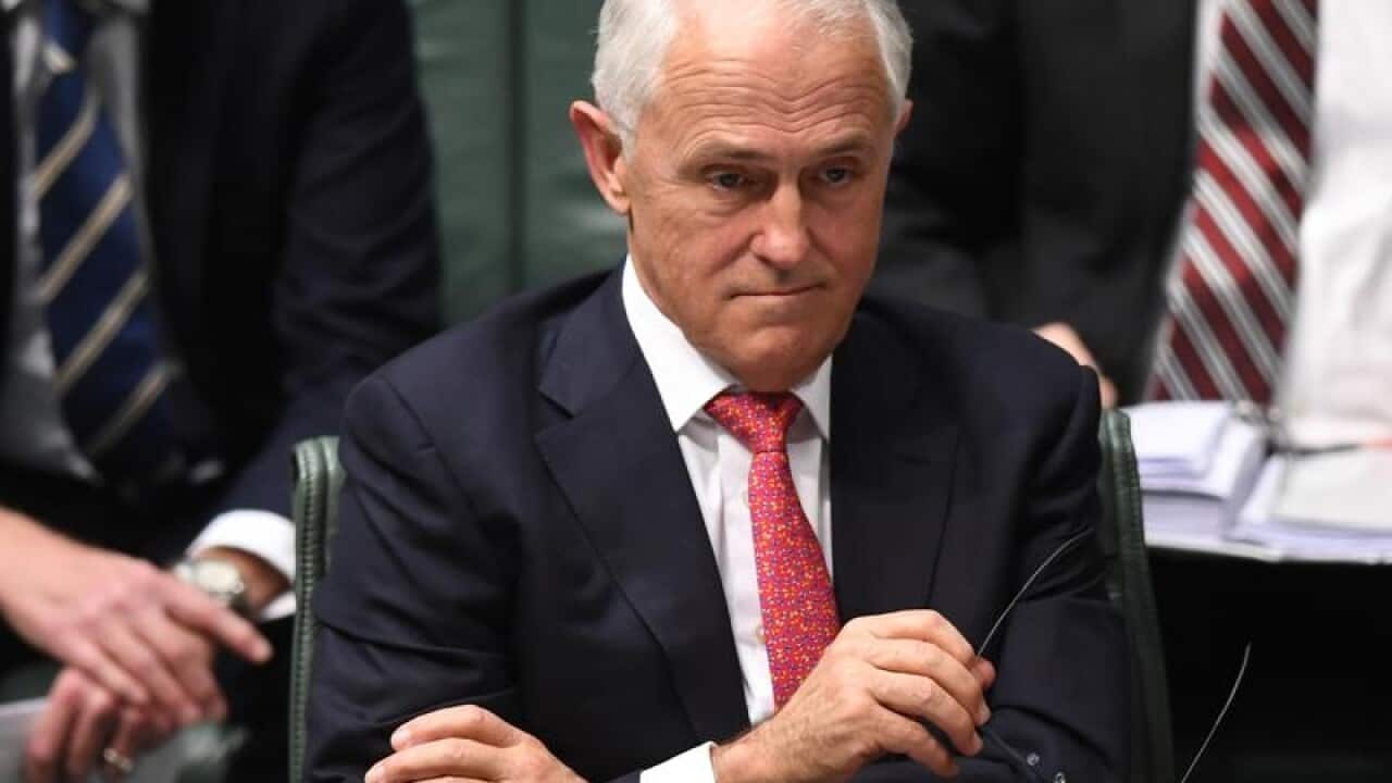 Australian Prime Minister Malcolm Turnbull in question time