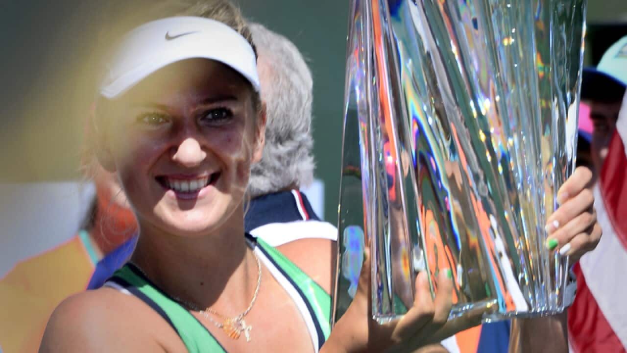 Belarusian tennis player Victoria Azarenka