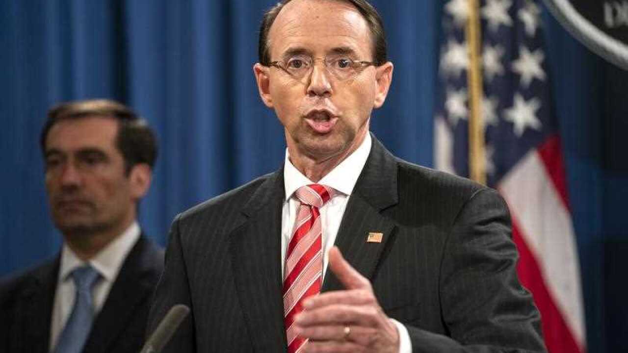 US Deputy Attorney General Rod Rosenstein