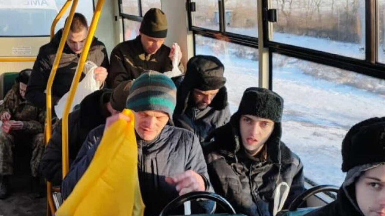 Fifty service members – 33 officers and 17 privates and sergeants – returned to Ukraine from Russian captivity..jpg