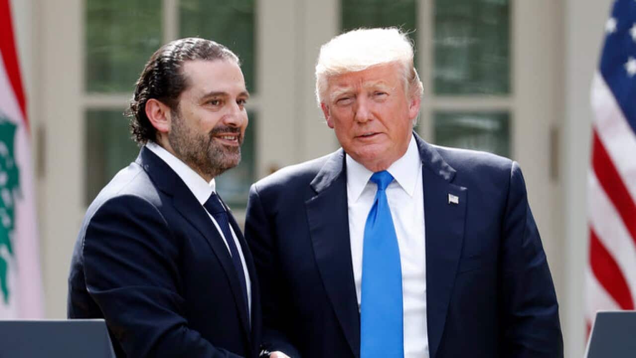Saad Hariri, Donald Trump
