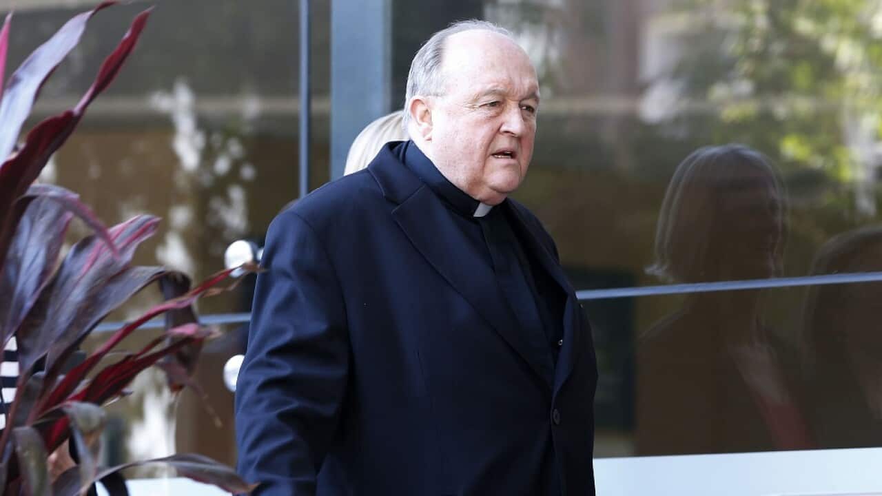 Adelaide Archbishop Philip Wilson arrives at Newcastle Local Court, Thursday, December 7, 2017.