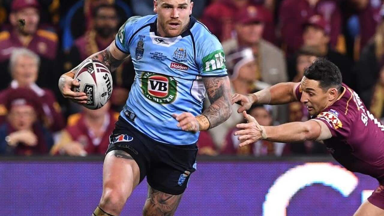 Josh Dugan of the NSW Blues during State of Origin Game 3