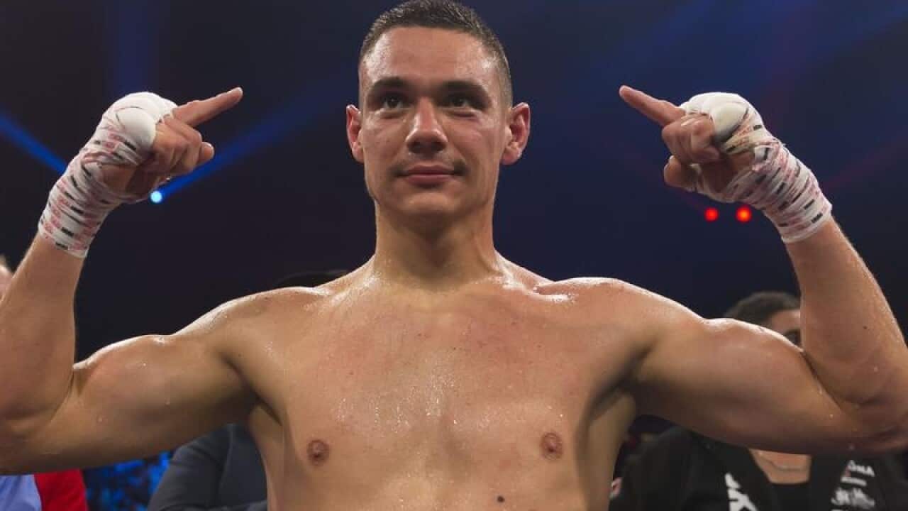 Australian Super Welterweight champion Tim Tszyu