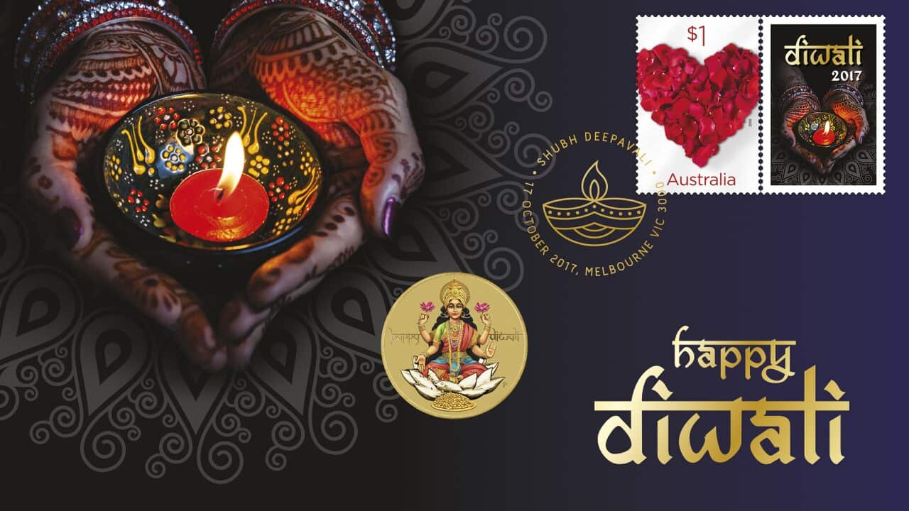 Diwali stamps by Australia Post