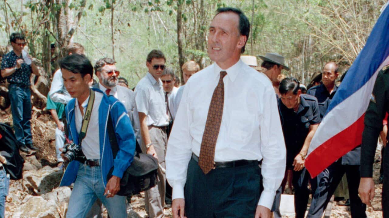 Paul Keating in Thailand in 1994