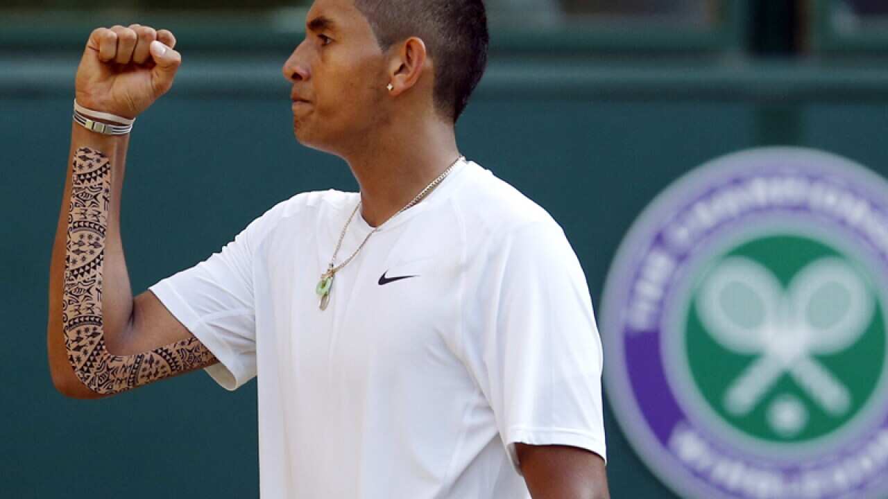 Nick Kyrgios, of Australia