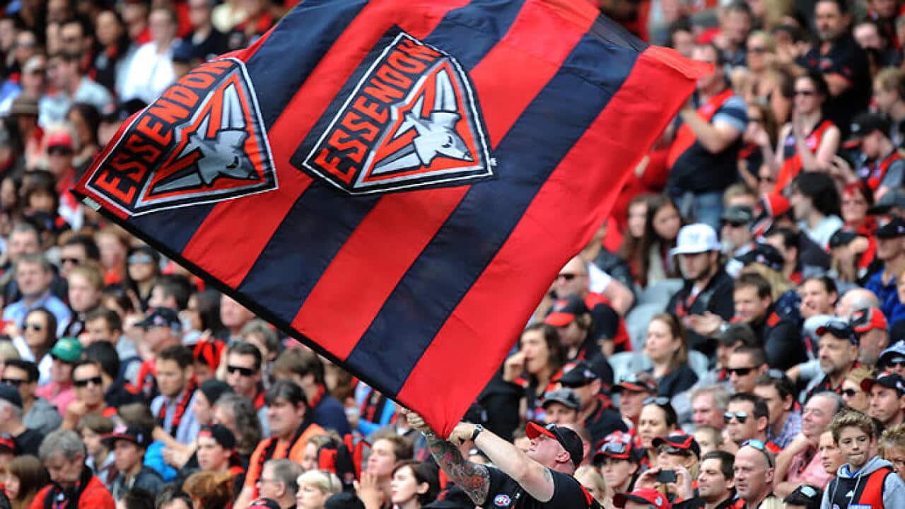 Essendon have confirmed 34 of their past and present players have been banned for doping. (AAP)