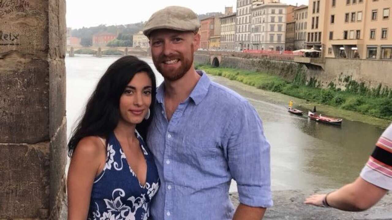 Luke Wright and wife