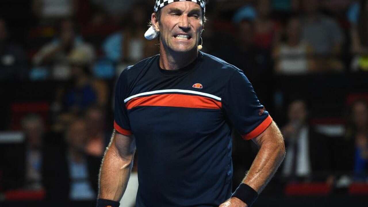 Former Australian tennis player Pat Cash