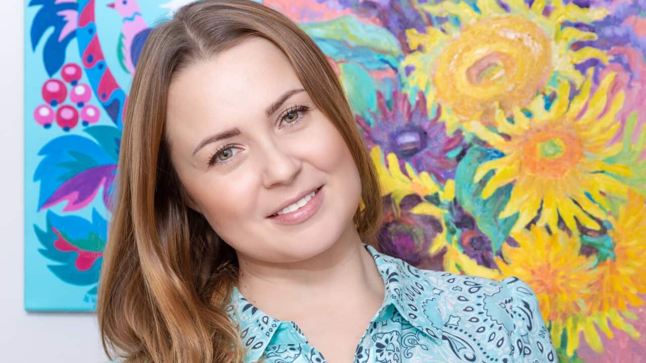 Artist Natalia Hudenko, Sydney.