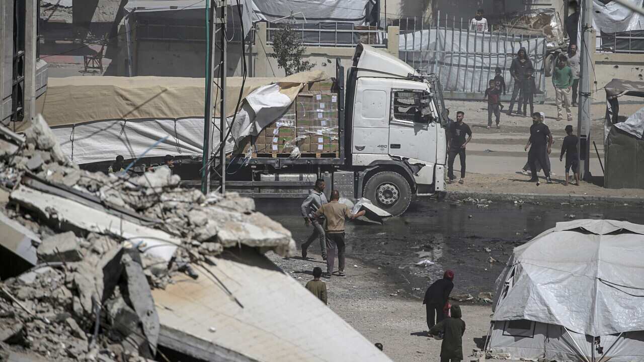 Aid truck reaches Gaza City