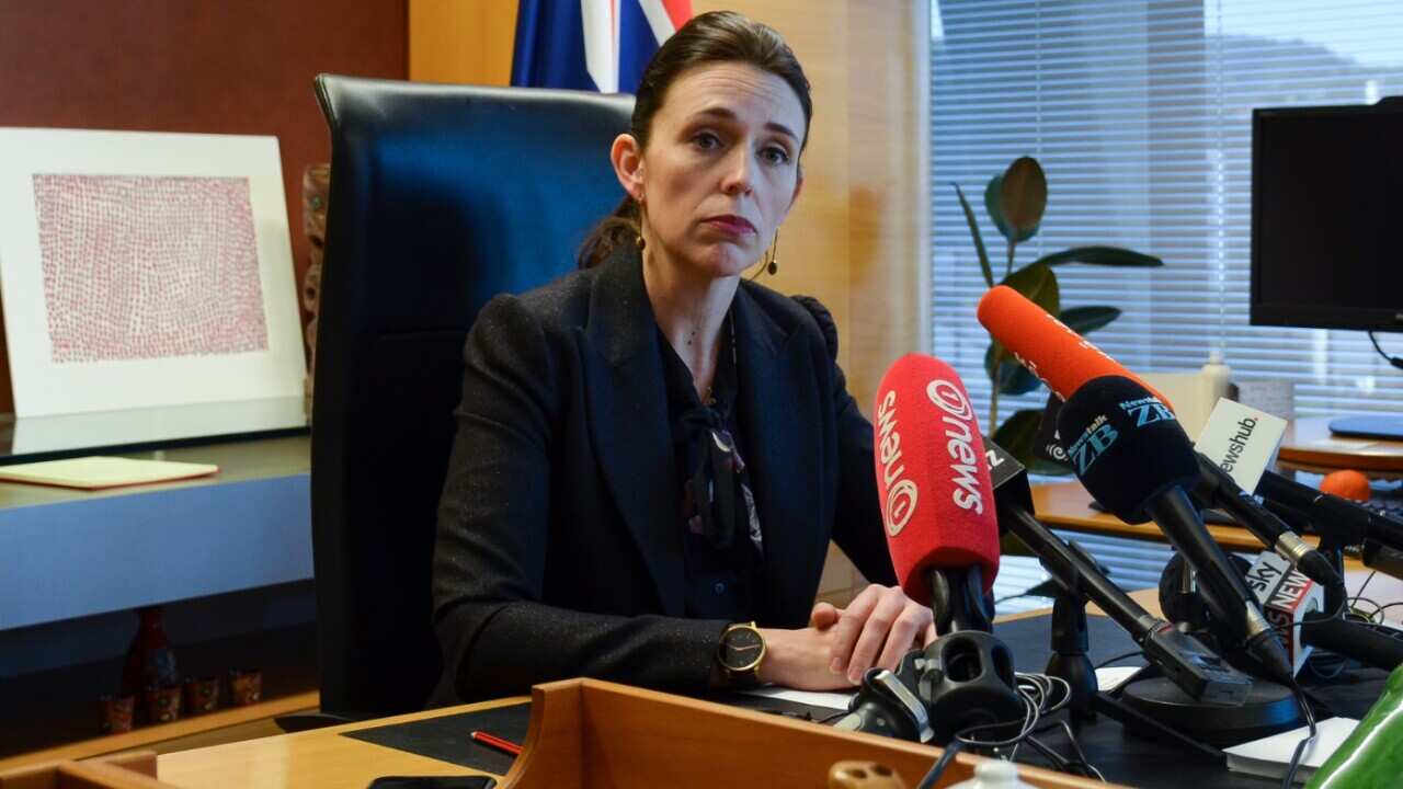 New Zealand Prime Minister Jacinda Ardern speaks to the media during a press conference in Wellington, Thursday, September 20, 2018. 