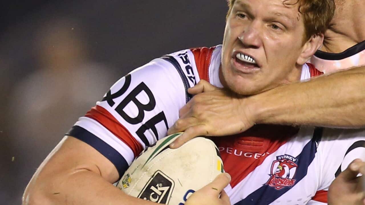 Dylan Napa of the Roosters