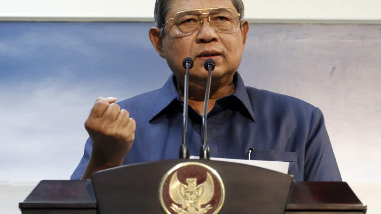 Indonesian president Susilo Bambang Yudhoyono