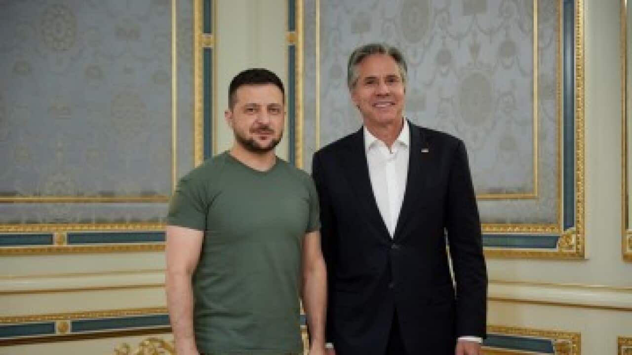 Kyiv. Volodymyr Zelenskyy discussed further support for Ukraine with the US Secretary of State..jpeg