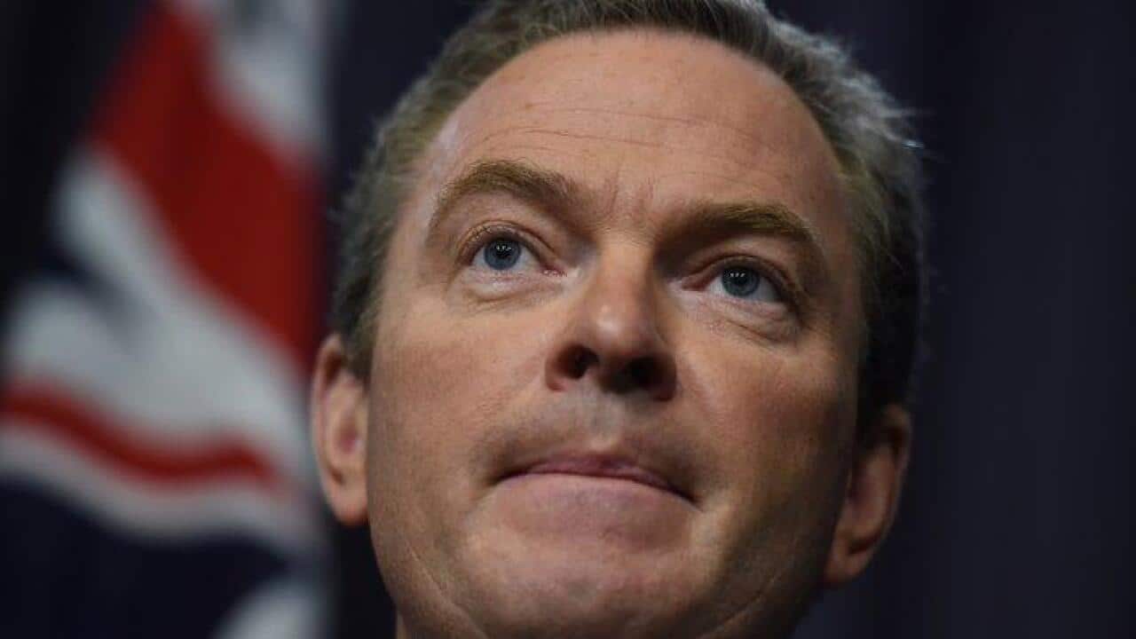 Education minister Christopher Pyne
