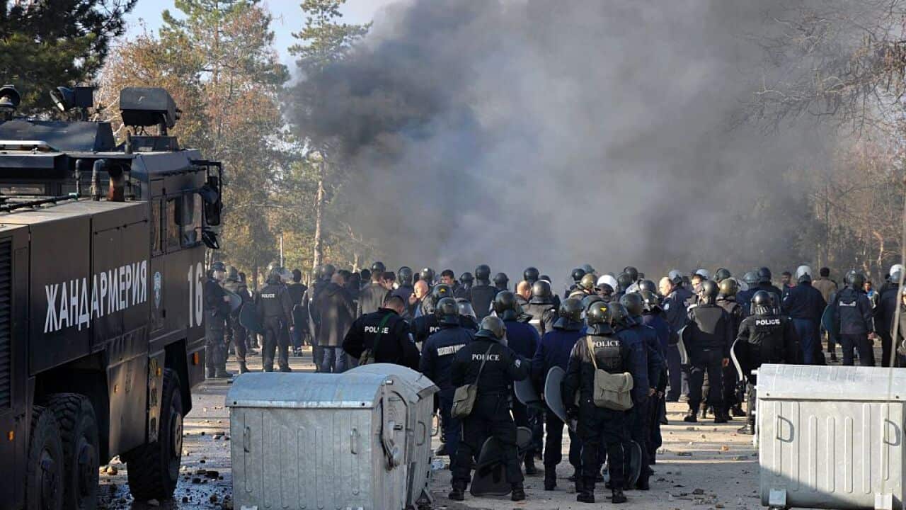 Migrant camp