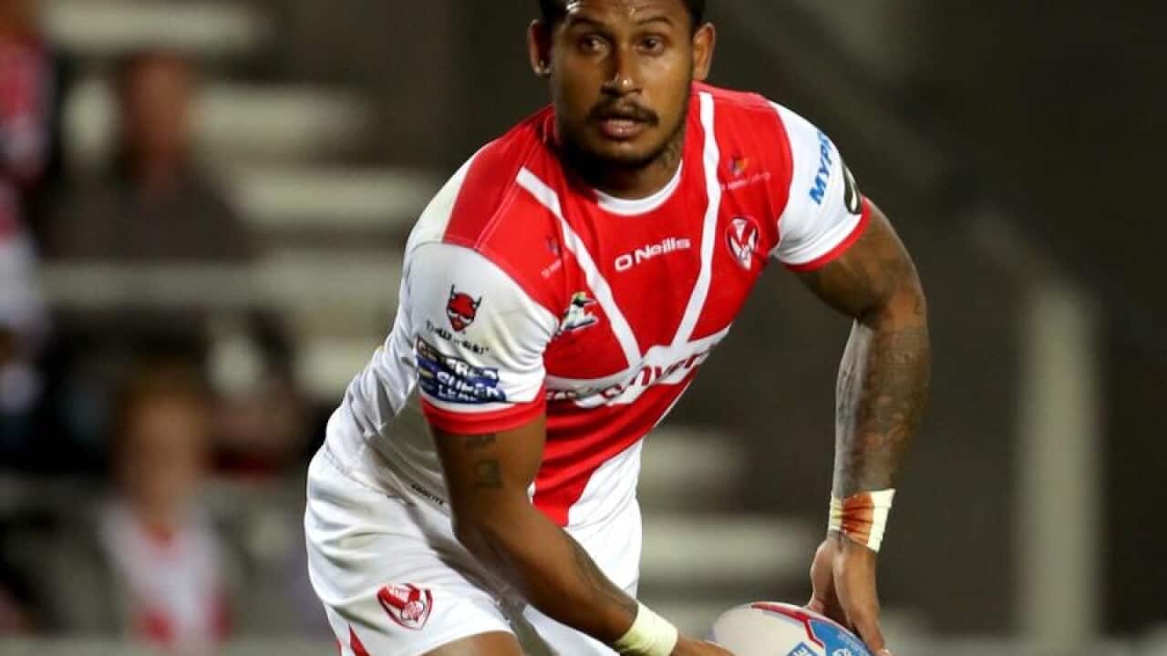 File image of Ben Barba playing for Saint Helens.