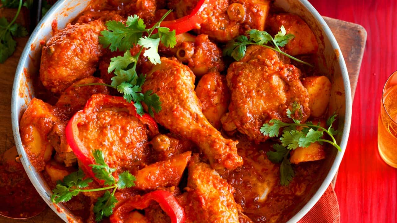 Yucatan-style chicken fricassee