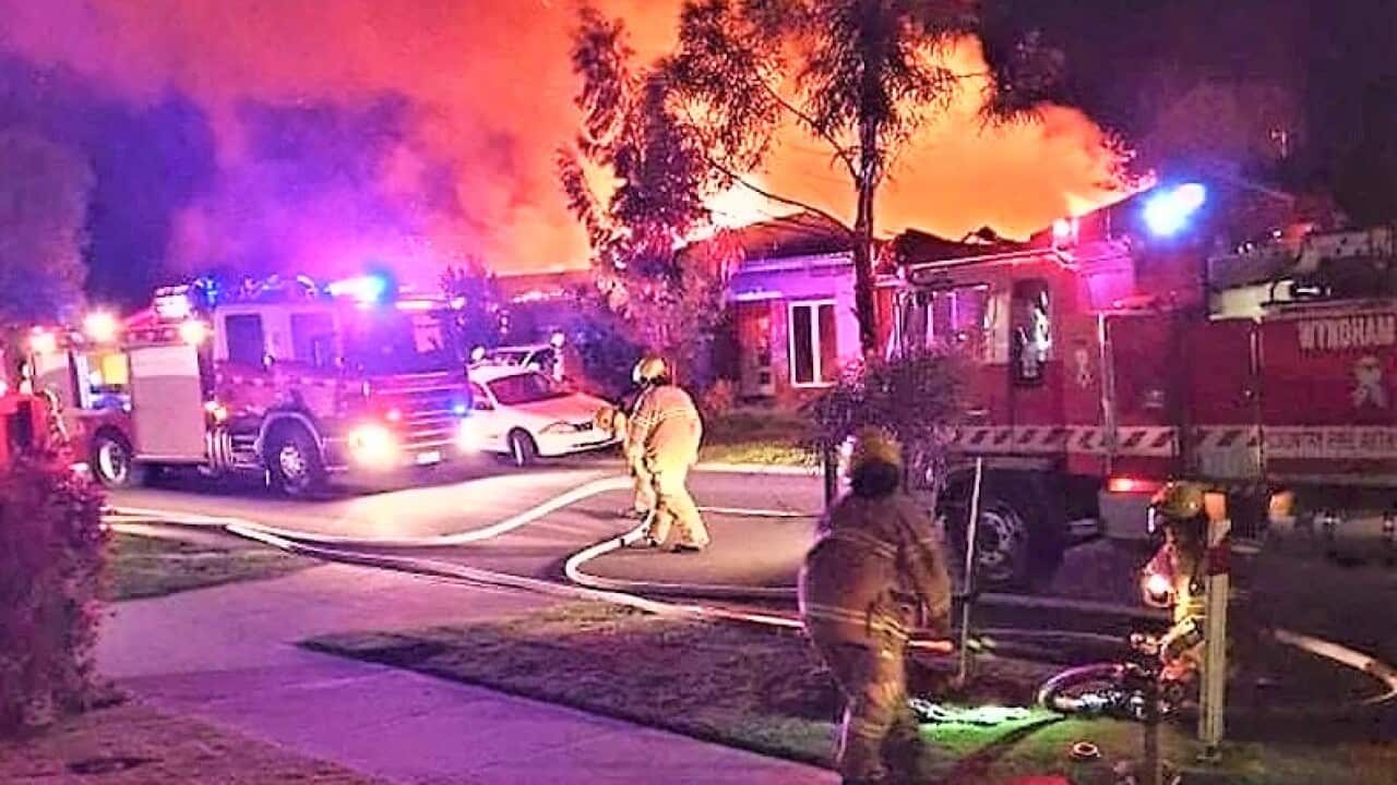 Four children found dead after Melbourne house fire.