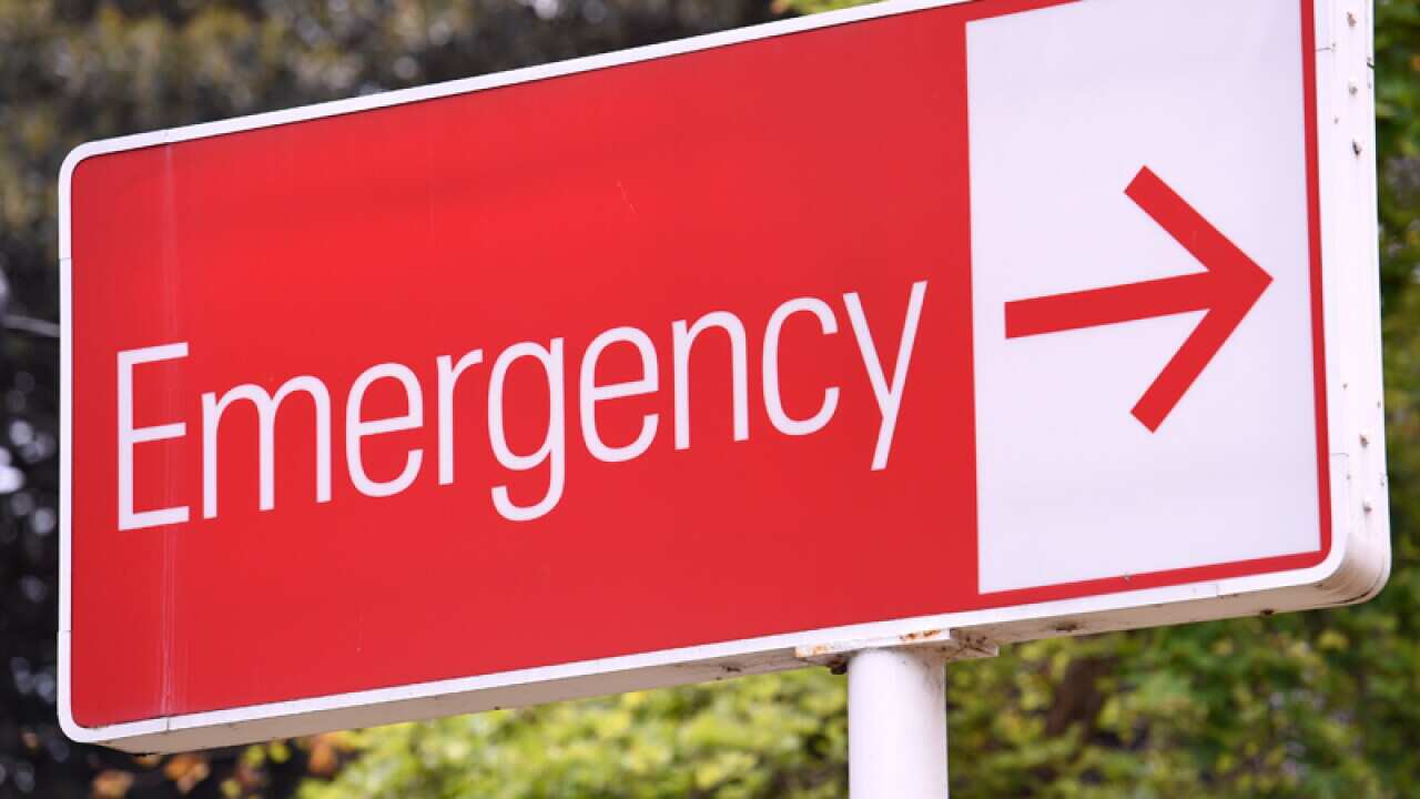 An emergency sign