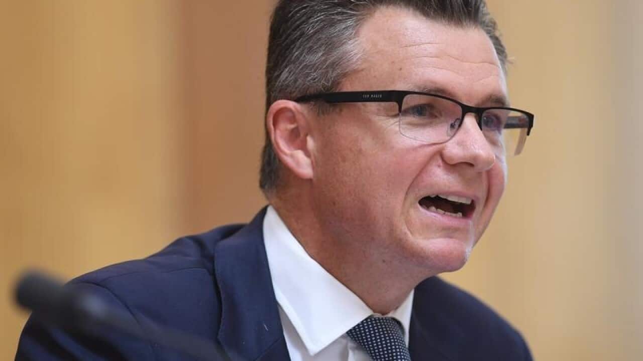 Labor MP Matt Thistlethwaite speaks during a House of Representatives.