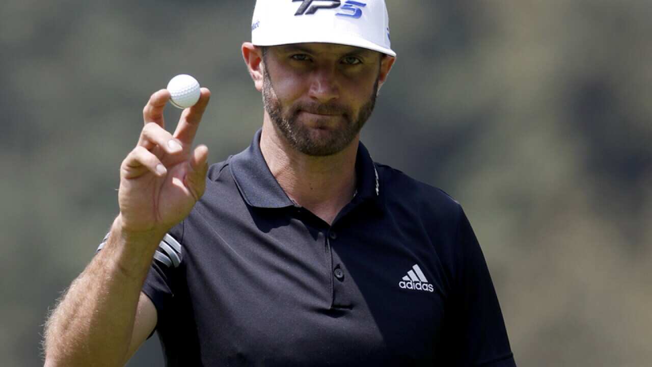 Dustin Johnson of the U.S.