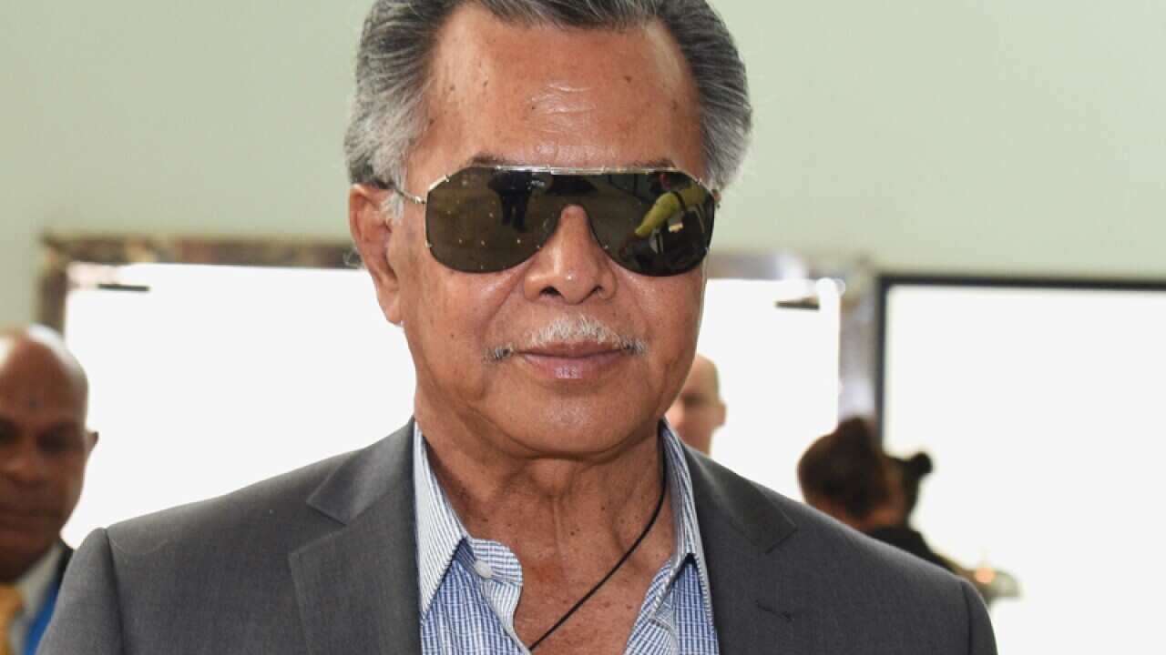 Cook Islands Prime Minister Henry Puna