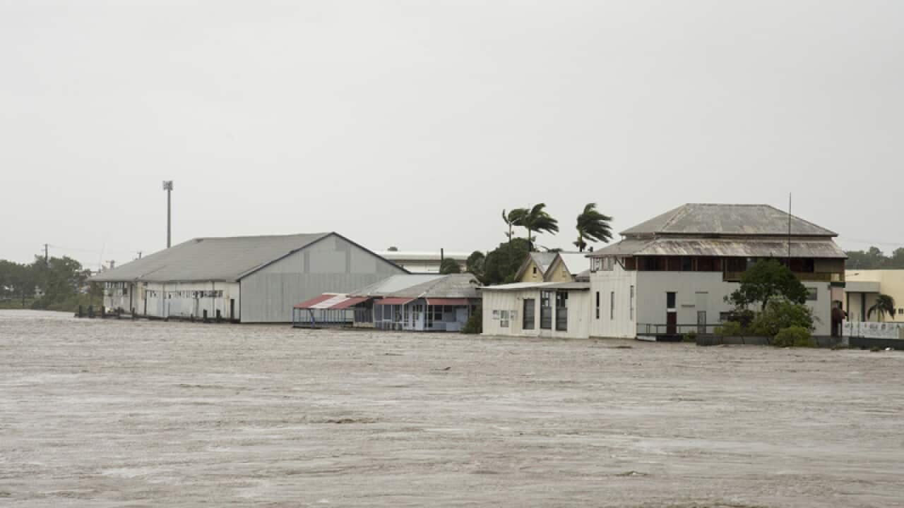 Pioneer River flooding in Mackay