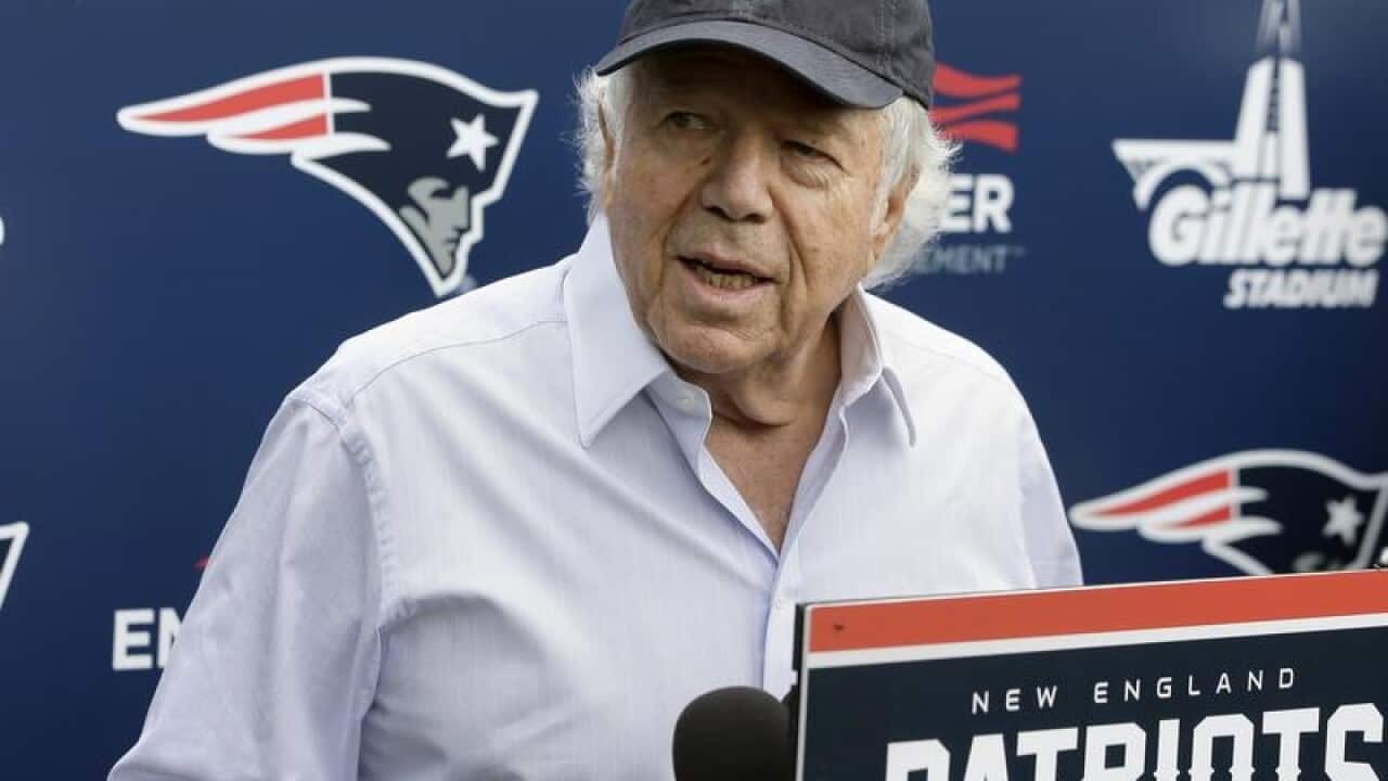 New England Patriots owner Robert Kraft.