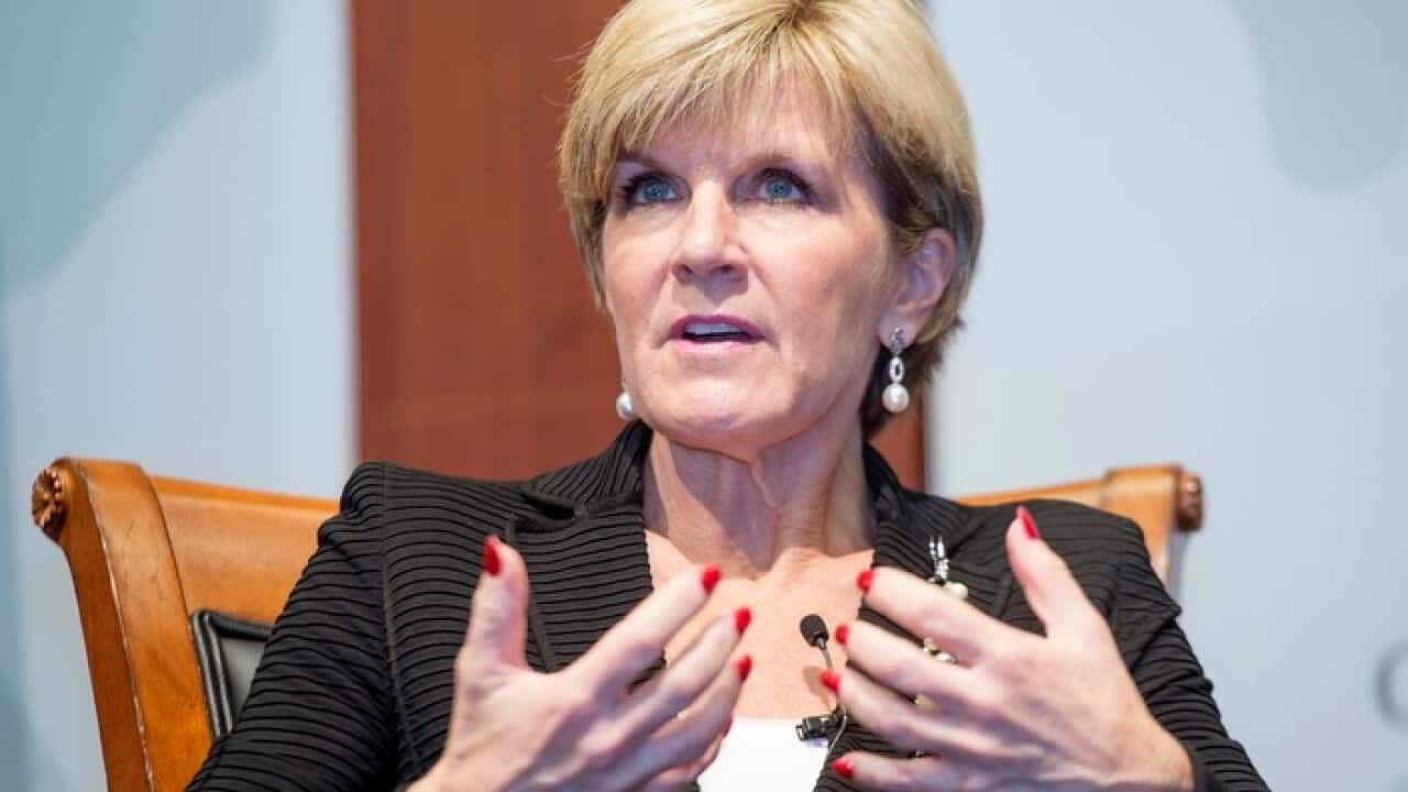 Foreign Affairs Minister Julie Bishop
