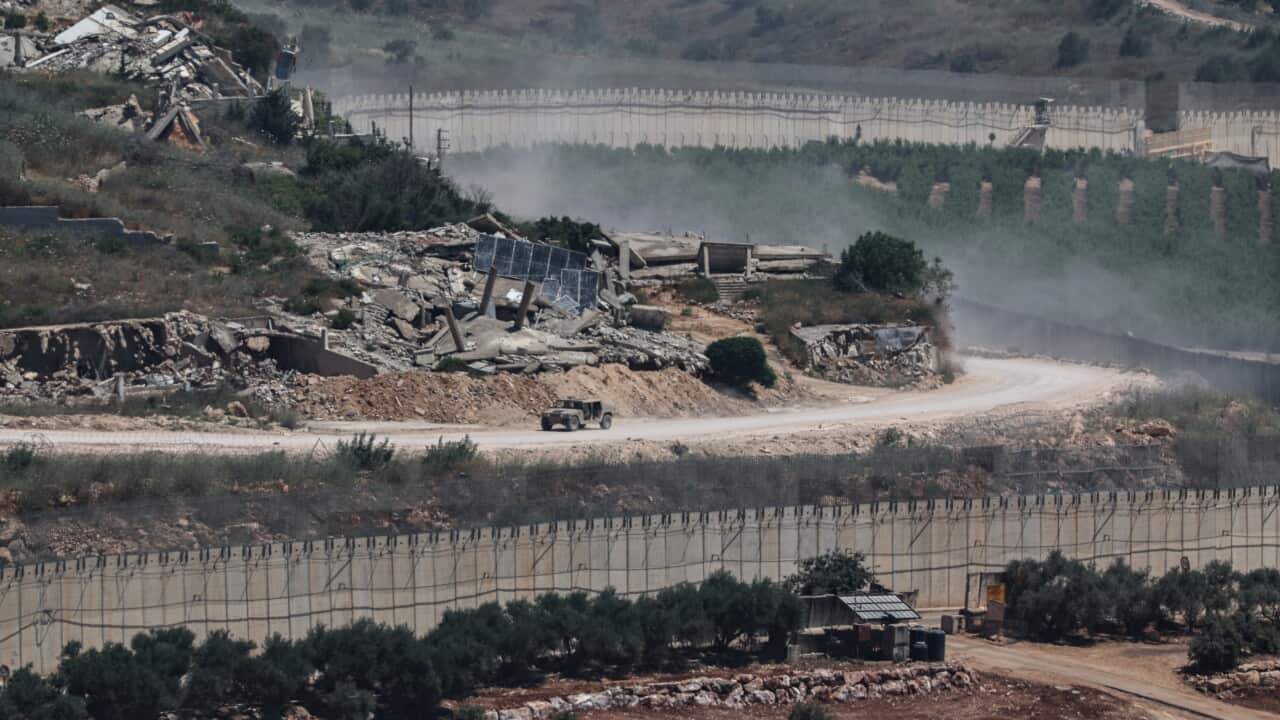 Israel-Lebanon border amid ceasefire