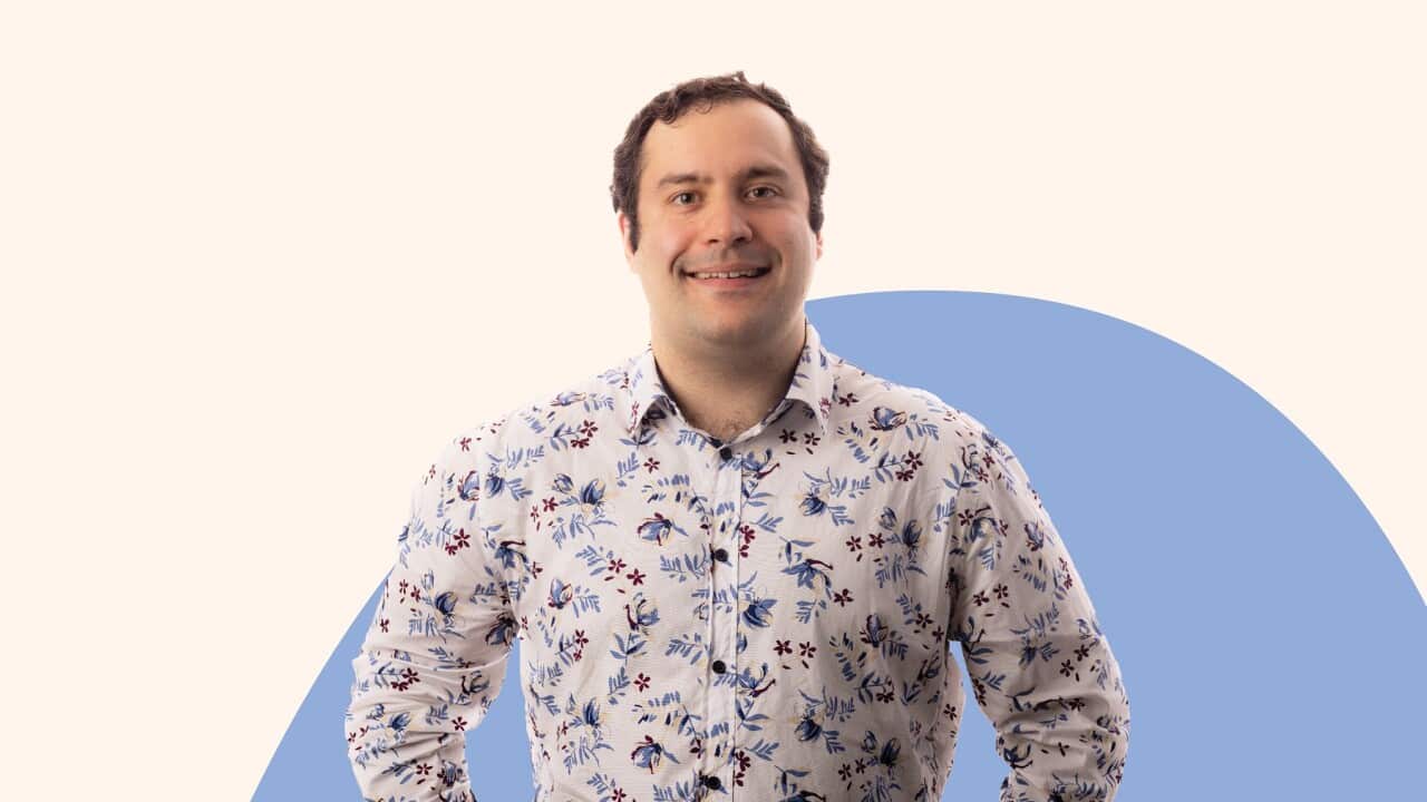 Actor Michael Theo says he would like to see improved employment outcomes for autistic Australians. (SuppliedAspire).jpg