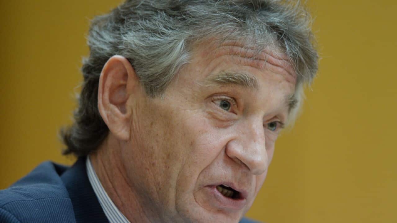 Auditor-general Ian McPhee speaks at the Senate inquiry in Canberra